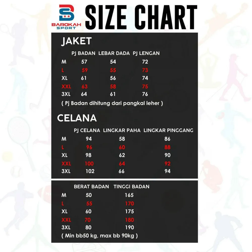 CELANA OLAHRAGA/CELANA TRENING/CELANA TRAINING LARI BERSEPEDA/JOGGING/RUNNING/GYM/CYCLING
