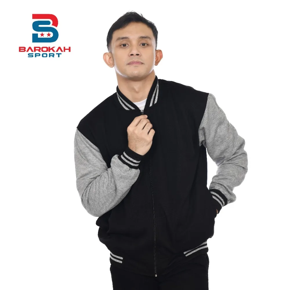 Jaket Varsity Baseball Pria Distro Dewasa Jaket Sweater Jaket Fleece