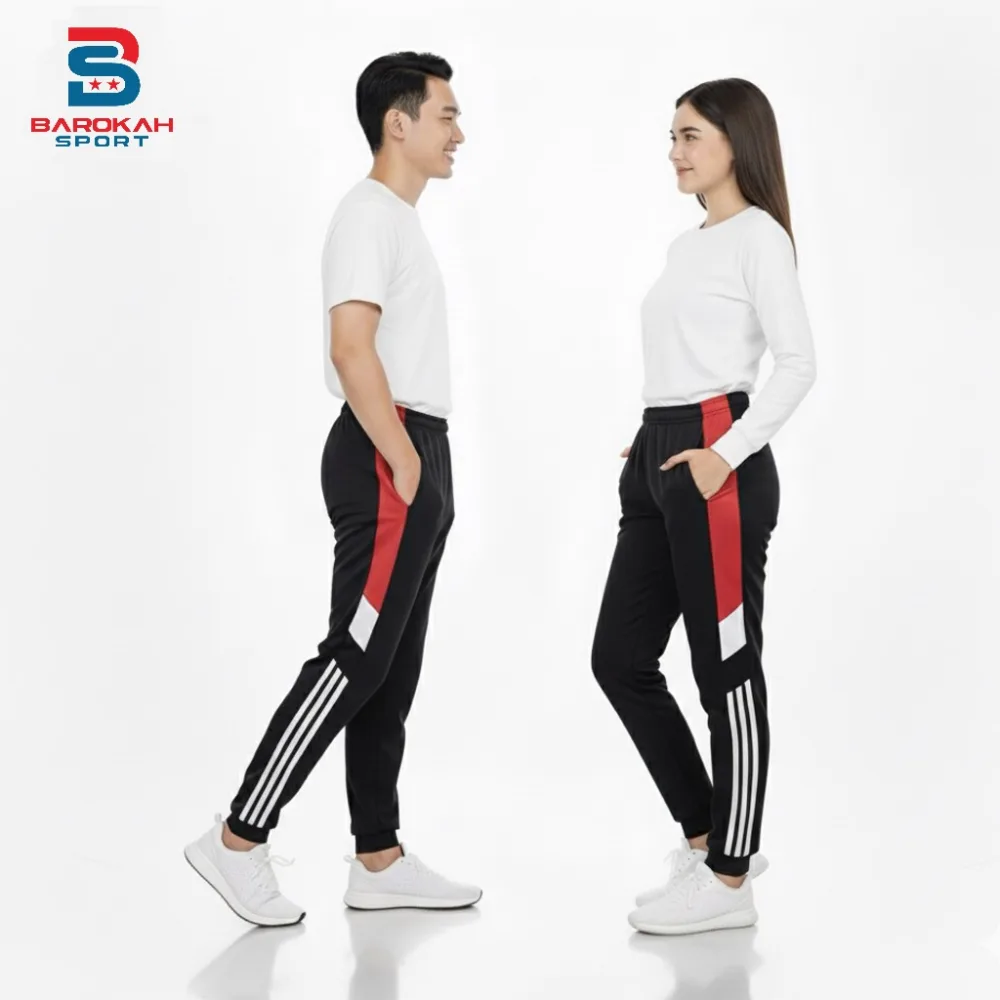 HM Barokah - Celana Olahraga Panjang Pria Wanita Celana Training Panjang Unisex celana trackpant jogger lari bersepeda senam jogging running gym cycling celana sport latihan fitnes