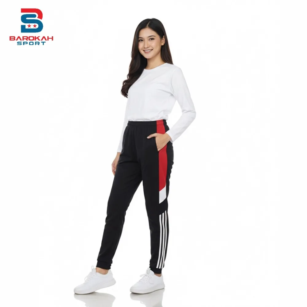 HM Barokah - Celana Olahraga Panjang Pria Wanita Celana Training Panjang Unisex celana trackpant jogger lari bersepeda senam jogging running gym cycling celana sport latihan fitnes
