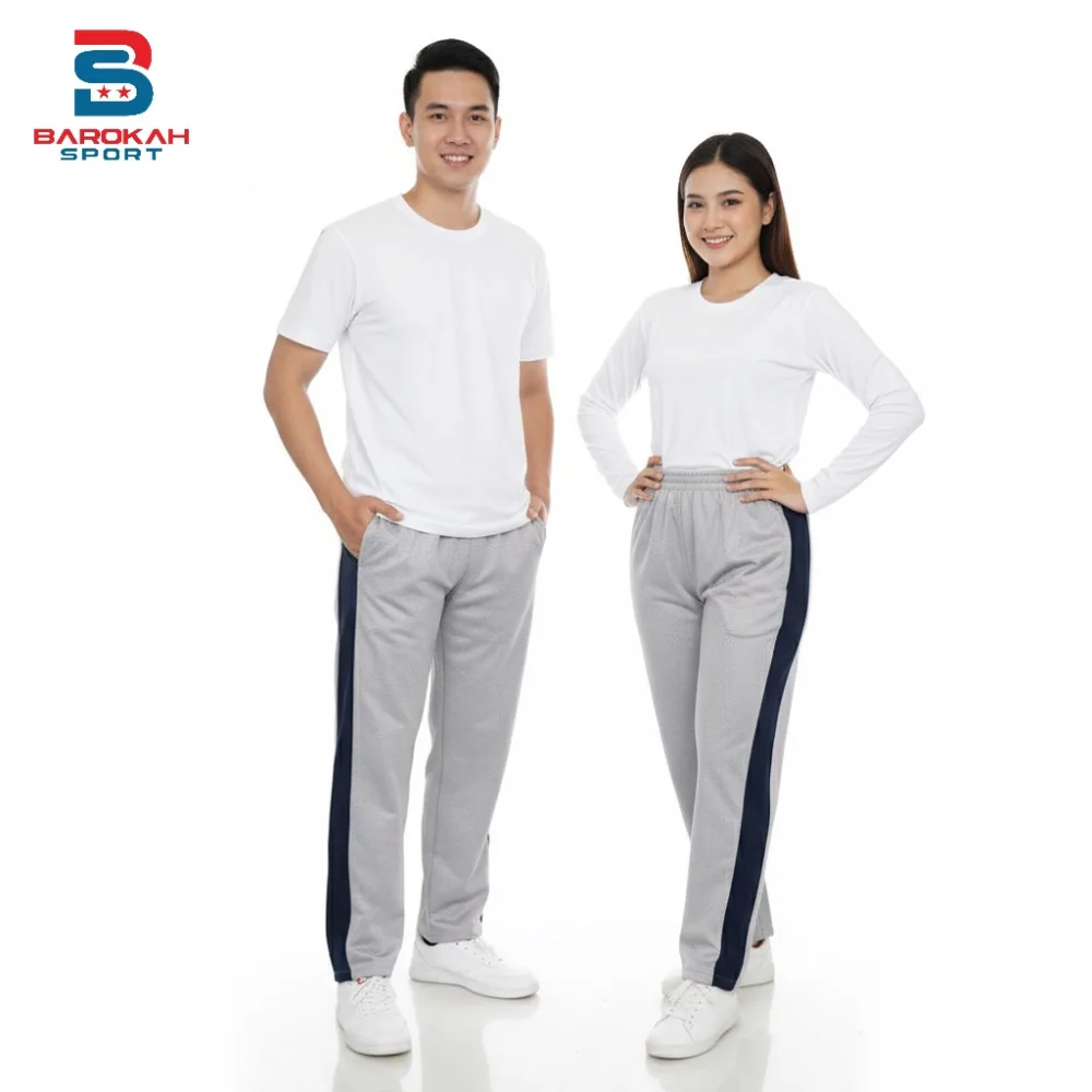 HM Barokah - Celana Training Panjang Olahraga Pria Wanita Gym Lari Running Jogger Pants Sport