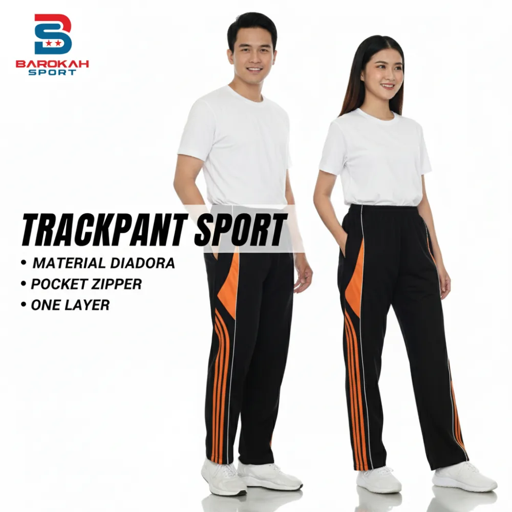HM Barokah - Celana Olahraga Panjang Laki Laki Perempuan Celana Training Unisex Untuk Olahraga Senam Jogging Running Gym Cycling