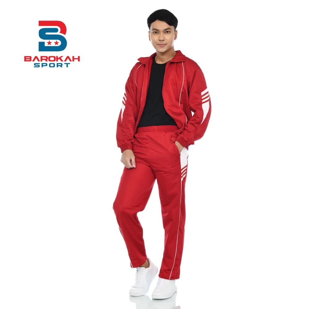 Setelan olahraga seragam olahraga tim setelan jaket celana olahraga jaket sport outdoor setelan trening setelan training setelan senam running gym fitness windbreaker windproof