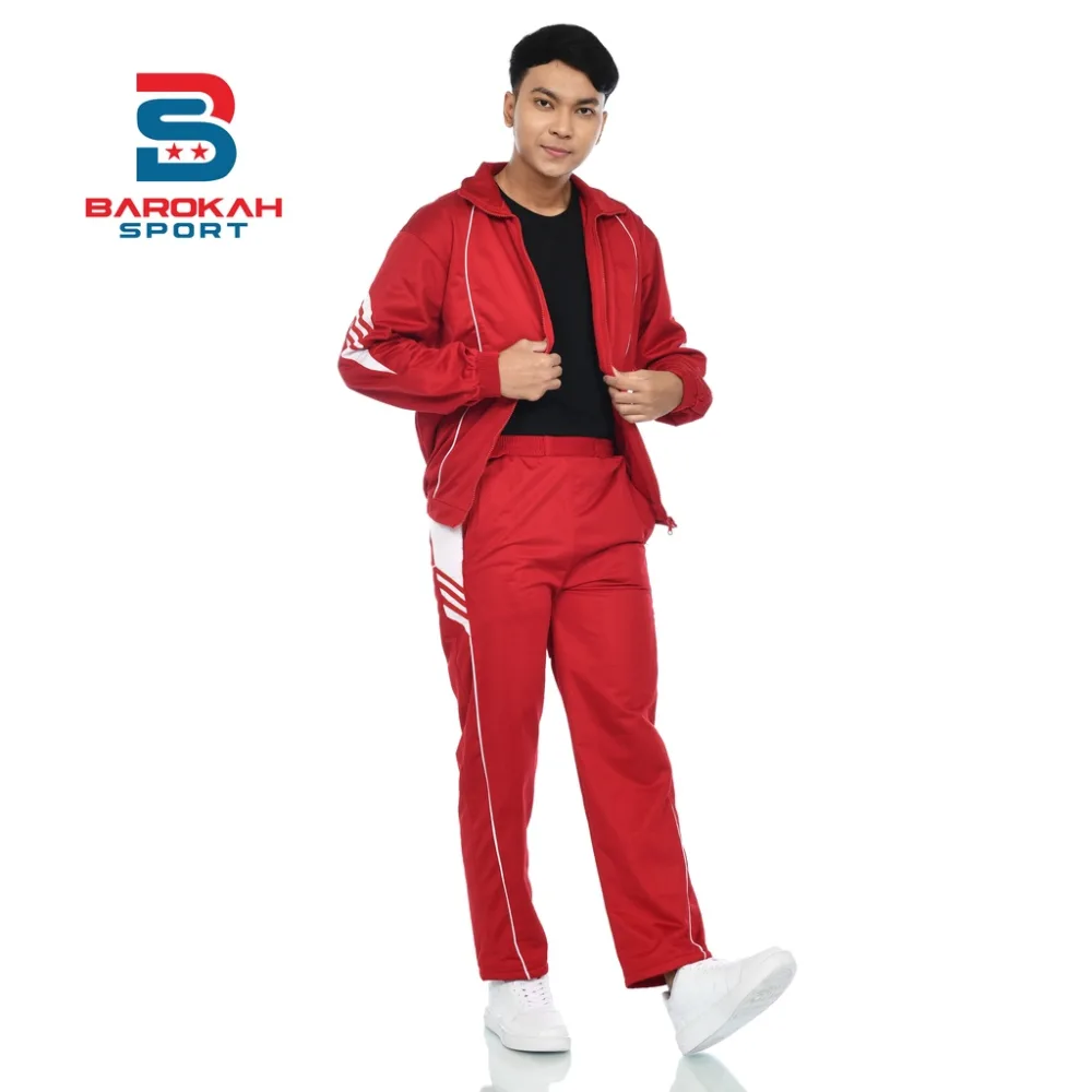 Setelan olahraga seragam olahraga tim setelan jaket celana olahraga jaket sport outdoor setelan trening setelan training setelan senam running gym fitness windbreaker windproof