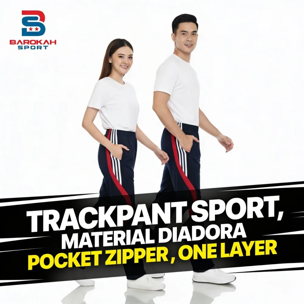 HM Barokah Celana Training Panjang Pria Wanita Unisex | Celana Olahraga Jogging Running Gym Fitness Senam Outdoor