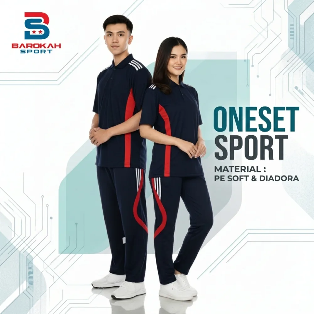 oneset kaos celana training olahraga stelan seragam baju olahraga set pakaian olahraga lengan pendek