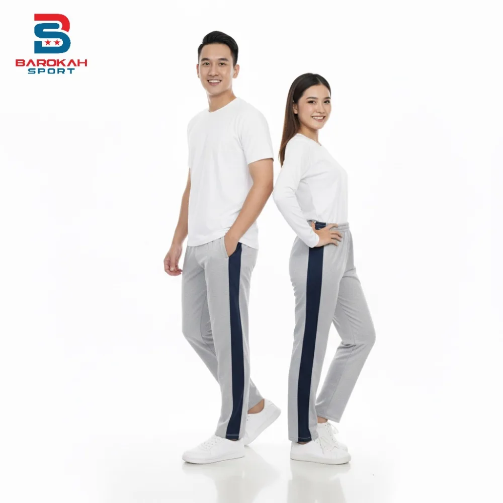 HM Barokah - Celana Training Panjang Olahraga Pria Wanita Gym Lari Running Jogger Pants Sport