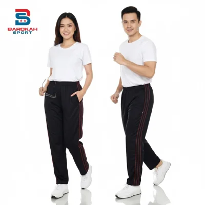 HM Barokah - Celana Training Panjang Pria Wanita Olahraga Gym Lari Jogging Sporty Premium