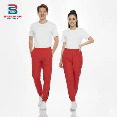 HM Barokah - Celana Olahraga Training Bahan Parasut Premium / Celana Gym Lari Pria Wanita