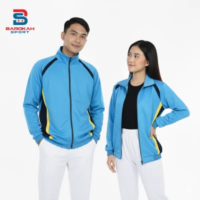 Jaket sport outdoor jaket tracktop jaket training jaket trening atasan olahraga pakaian olahraga jaket olahraga lari bersepeda senam running gym fitness windbreaker windproof