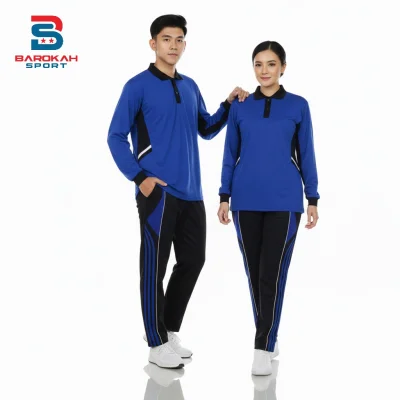 HM Barokah -  oneset kaos celana training olahraga pria stelan seragam baju olahraga