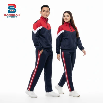 HM Barokah - One Set Olahraga Seragam Setelan Olahraga Running Jogging Bahan Tebal