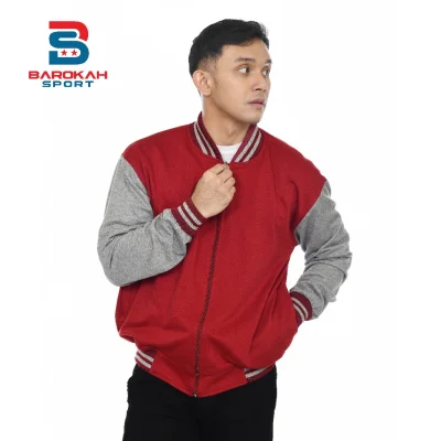 Jaket Varsity Baseball Pria Distro Dewasa Jaket Sweater Jaket Fleece
