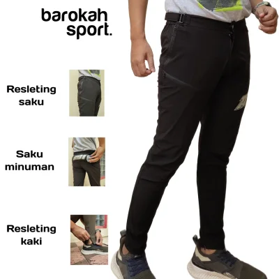 HM Barokah - Celana Sepeda Gowes Pria Wanita Celana Mtb Downhill Celana panjang sepeda Unisex Celana Gowes Cycling Pants Free ride