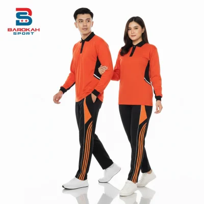 HM Barokah -  oneset kaos celana training olahraga pria stelan seragam baju olahraga