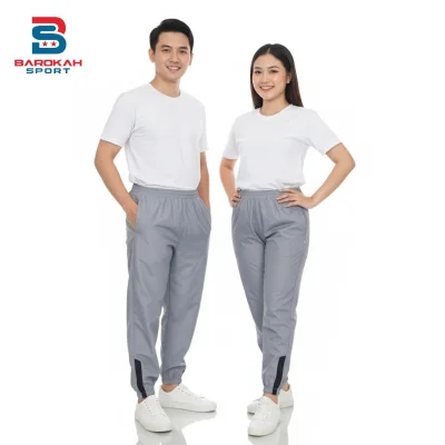 HM Barokah - Celana Olahraga Training Bahan Parasut Premium / Celana Gym Lari Pria Wanita