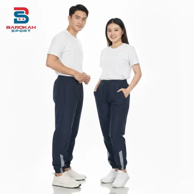 HM Barokah - Celana Olahraga Training Bahan Parasut Premium / Celana Gym Lari Pria Wanita