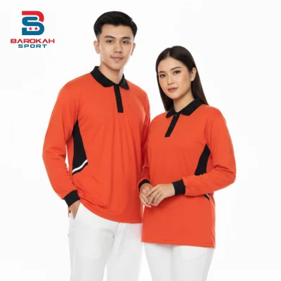 Kaos Olahraga Tangan Panjang Baju Atasan Olahraga Senam fitnes kaos senam gym lari running