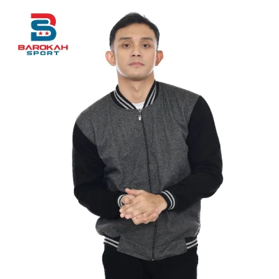 Jaket Varsity Baseball Pria Distro Dewasa Jaket Sweater Jaket Fleece
