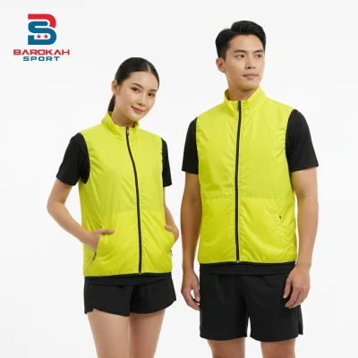 Jaket Olahraga Rompi Parasut Jogging Vest Jacket Running