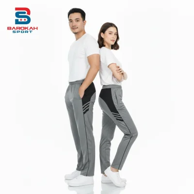 Celana sport celana trening celana olahraga panjang pria wanita unisex celana running bawahan olahraga senam running gym bersepeda fitness celana sport outdoor trackpants