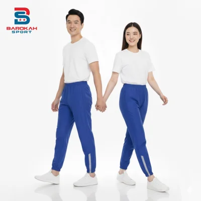 HM Barokah - Celana Olahraga Training Bahan Parasut Premium / Celana Gym Lari Pria Wanita