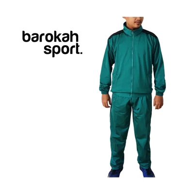 Setelan Olahraga Pria Seragam Olahraga Tim Setelan Jaket Celana Sport Training Trening Senam Running Gym Fitness Outdoor Windbreaker