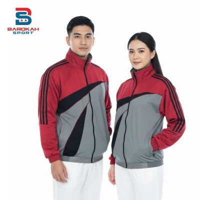HM Barokah - Jaket Training  Pria Wanita Jaket Olahraga Laki-laki Perempuan