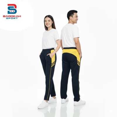 Celana sport celana trening celana olahraga panjang pria wanita unisex celana running bawahan olahraga senam running gym bersepeda fitness celana sport outdoor trackpants