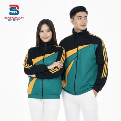 HM Barokah - Jaket Training  Pria Wanita Jaket Olahraga Laki-laki Perempuan