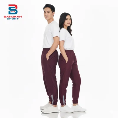 HM Barokah - Celana Olahraga Training Bahan Parasut Premium / Celana Gym Lari Pria Wanita