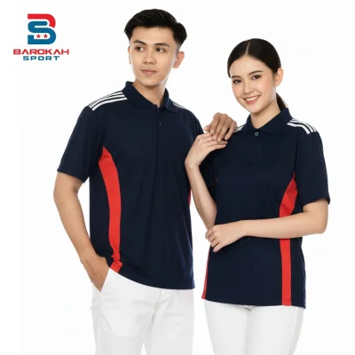 HM Barokah - Kaos Olahraga Tangan Pendek Pria Wanita Baju Atasan Olahraga Unisex Pakaian Olahraga baju fitnes kaos senam lari running