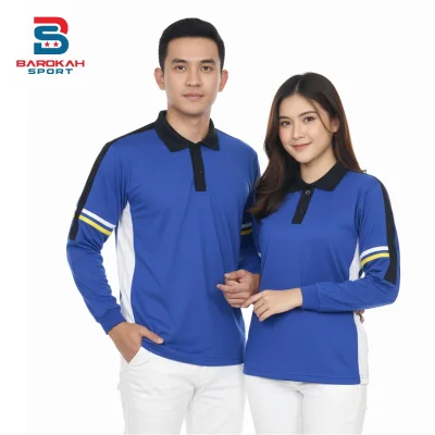 HM Barokah - Baju Training kaos Olahraga Lengan Panjang Baju Olahraga Senam Baju Olahraga Pria Wanita Kaos Wangki Olahraga Atasan olahraga baju fitnes kaos senam gym lari running Seragam Olahraga