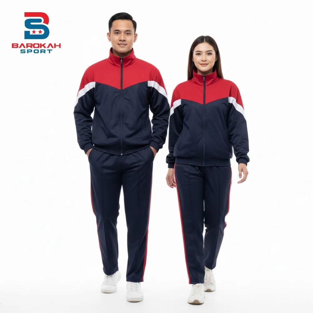 HM Barokah - One Set Olahraga Seragam Setelan Olahraga Running Jogging Bahan Tebal