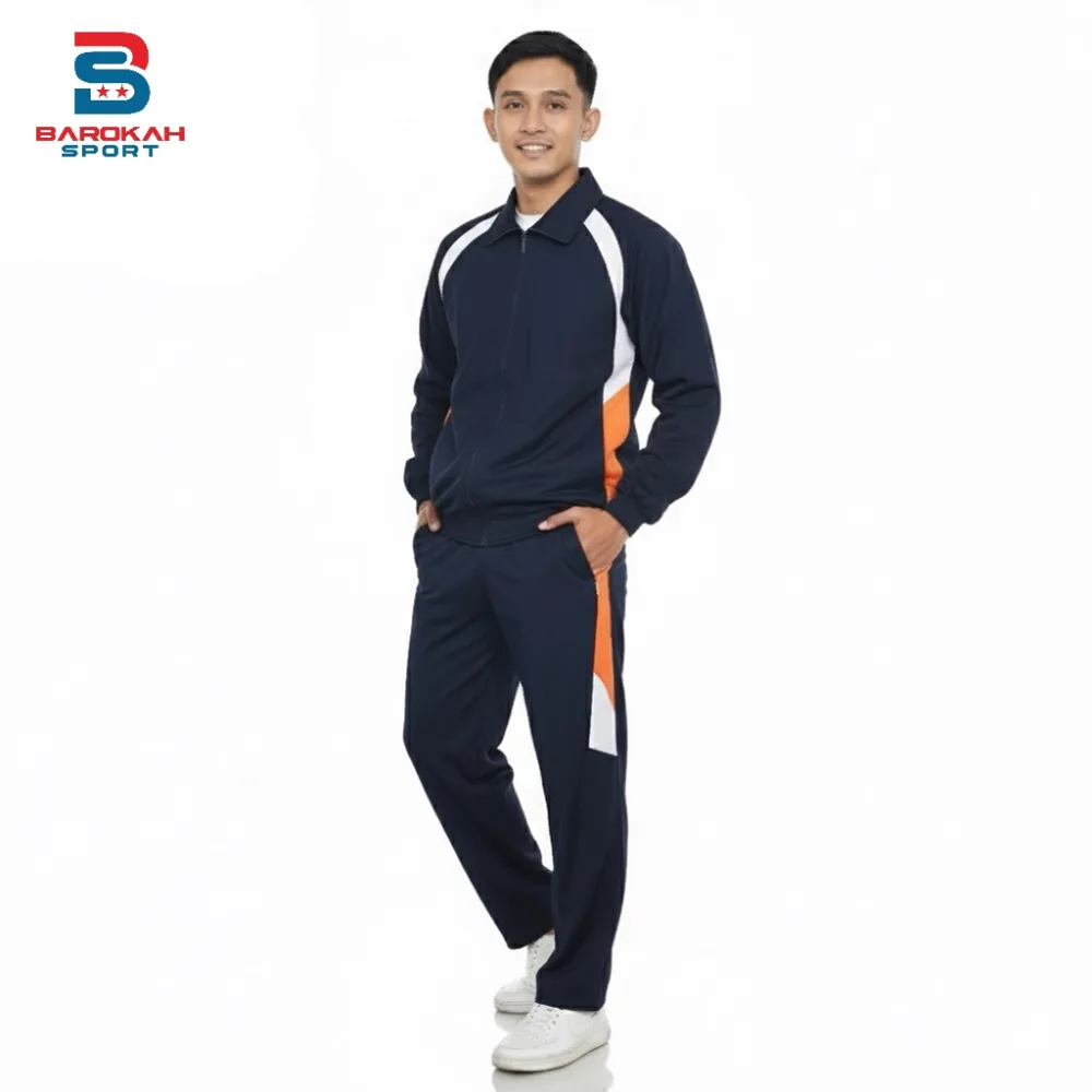 Setelan olahraga pria sport seragam olahraga setelan jaket celana olahraga jaket sport outdoor setelan trening setelan training setelan senam running gym fitness windbreaker windproof set pakaian olahraga