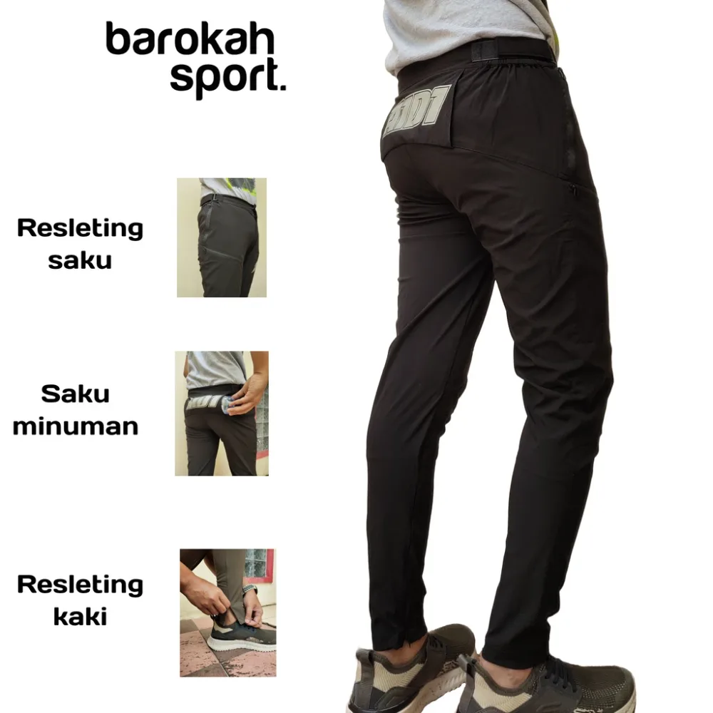 HM Barokah - Celana Sepeda Gowes Pria Wanita Celana Mtb Downhill Celana panjang sepeda Unisex Celana Gowes Cycling Pants Free ride