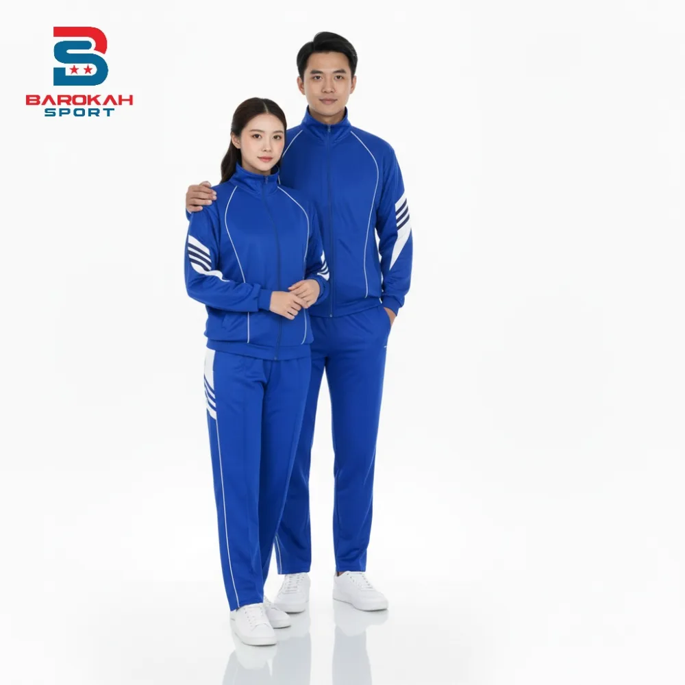 Setelan olahraga seragam olahraga setelan jaket celana olahraga jaket sport outdoor setelan trening setelan training setelan senam running gym fitness windbreaker windproof
