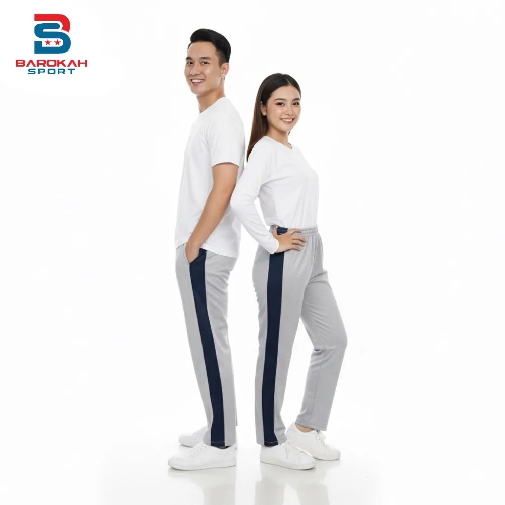 HM Barokah - Celana Training Panjang Olahraga Pria Wanita Gym Lari Running Jogger Pants Sport