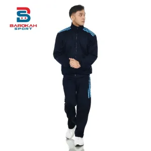 Setelan Olahraga Pria Seragam Olahraga Tim Setelan Jaket Celana Sport Training Trening Senam Running Gym Fitness Outdoor Windbreaker