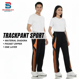 HM Barokah - Celana Olahraga Panjang Laki Laki Perempuan Celana Training Unisex Untuk Olahraga Senam Jogging Running Gym Cycling