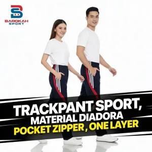 HM Barokah Celana Training Panjang Pria Wanita Unisex | Celana Olahraga Jogging Running Gym Fitness Senam Outdoor