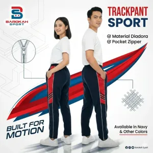 HM Barokah Celana Training Panjang Unisex Pria Wanita Trackpants Olahraga untuk Running, Gym & Fitness