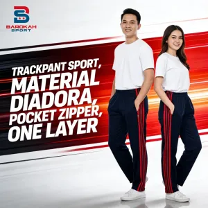 Barokah Sport - Celana Olahraga Training Panjang Pria Wanita Bahan Premium